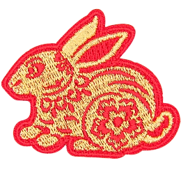 Year of the Rabbit - Metallic (Iron On)