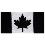 A black flag of Canada.
