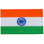 The flag of India.
