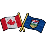 Canada Alberta Friendship Flag (Iron-On)