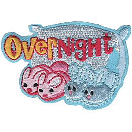 Two pairs of bunny sleepovers under the words Overnight.