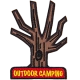 Outdoor Camping Set Tree Trunk Revised (Iron-On)