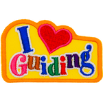 The words I Heart Guiding (with the heart replaced by an actual heart).