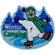 Winter Camping Bear (Iron-On)