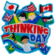 Thinking Day Kids & Flags (Iron-On)  