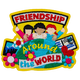 Friendship Around The World (Iron-On)