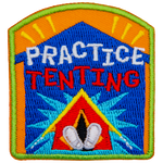 Practice Tenting (Iron-On)