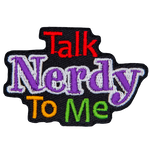 The words Talk Nerdy To Me clustered together.
