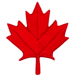 A red maple leaf.