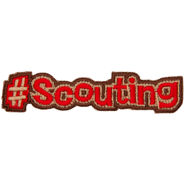 The words #Scouting are in red letters.