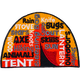 Camping Wordle (Iron-On)
