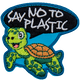 Say No To Plastic (Iron-On)  