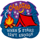 Camping When 5 Stars Isn't Enough (Iron-On) 