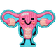 Kawaii Ovaries & Uterus (Iron-On)