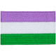 Gender Queer Pride Flag Patch (Iron-On)