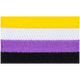 Nonbinary Pride Flag Patch (Iron-On)
