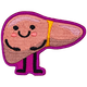 Kawaii Liver (Iron-On)
