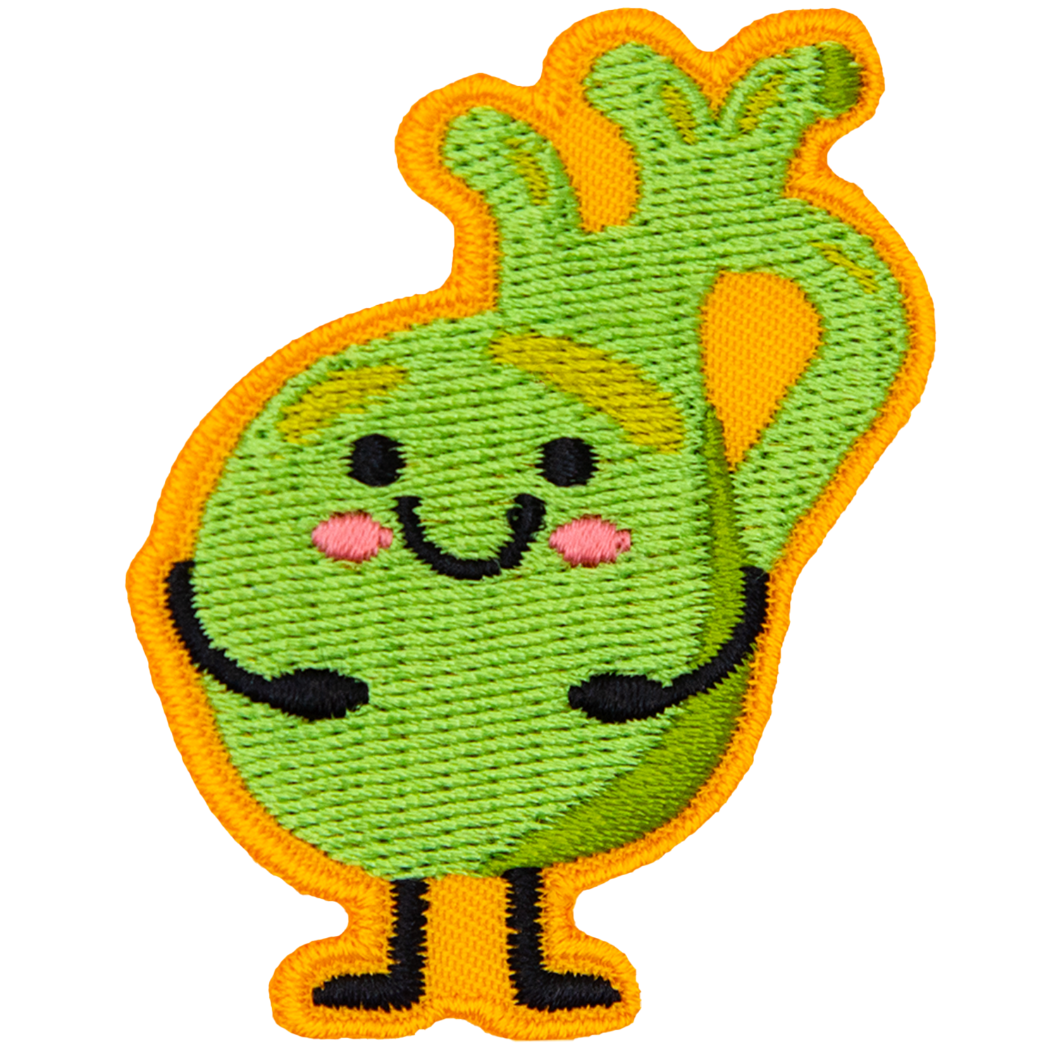 This round gallbladder rests its arms on its belly and smiles with its kawaii face.