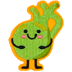 This round gallbladder rests its arms on its belly and smiles with its kawaii face.