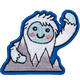 Kawaii Waving Yeti (Iron-On)