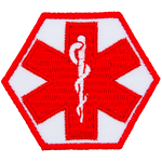 The red medical alert symbol.