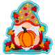 Gnome with Pumpkin (Iron-On)