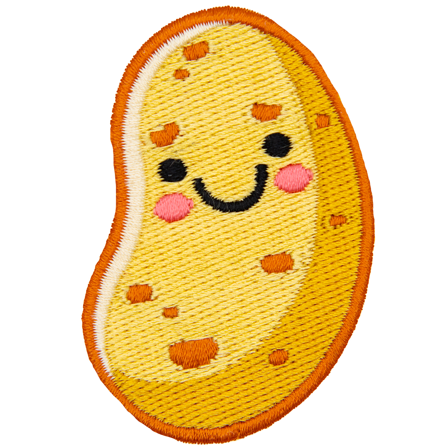 A potato with a kawaii face.