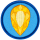 Golden Citrine (Iron On)