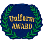 The words Uniform Award are framed by laurels. 