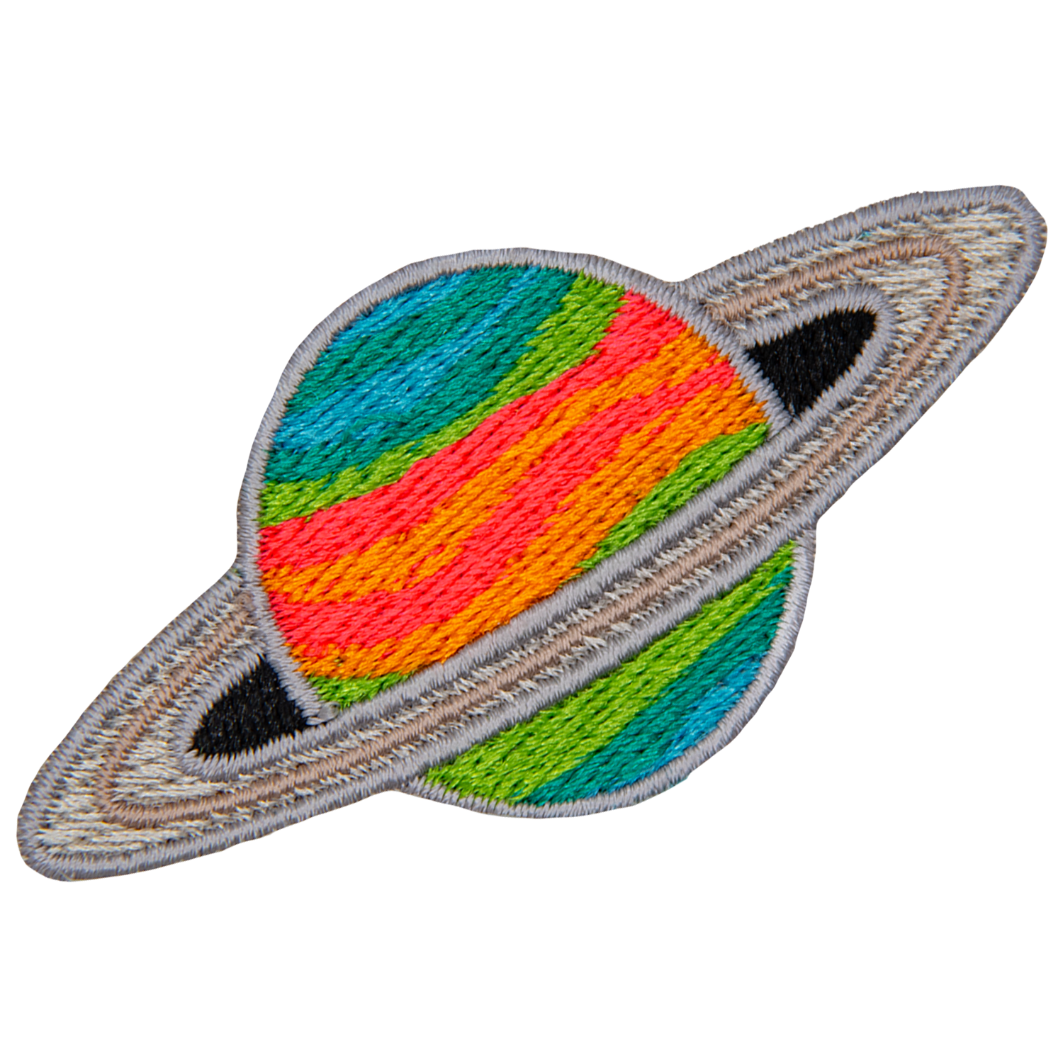 The planet Saturn and its rings.