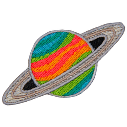 The planet Saturn and its rings.