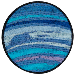 The planet neptune.