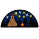 Camping Night Sky (Iron-On)