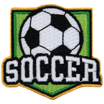 A soccer ball above the word Soccer.