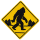 Sasquatch Crossing (Peel & Stick)