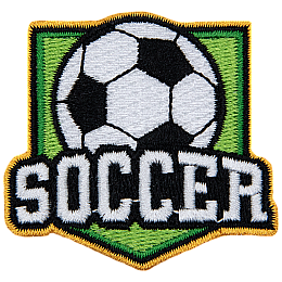 A soccer ball above the word Soccer.
