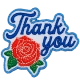 Thank You Rose (Iron-On)