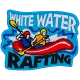 White Water Rafting (Iron-On)  