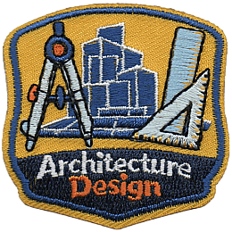 Architectural tools above the words Architecture Design.