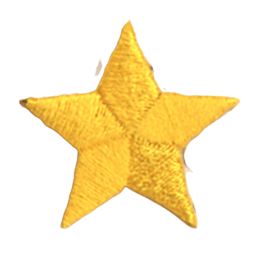 Star - Yellow (Iron-On)