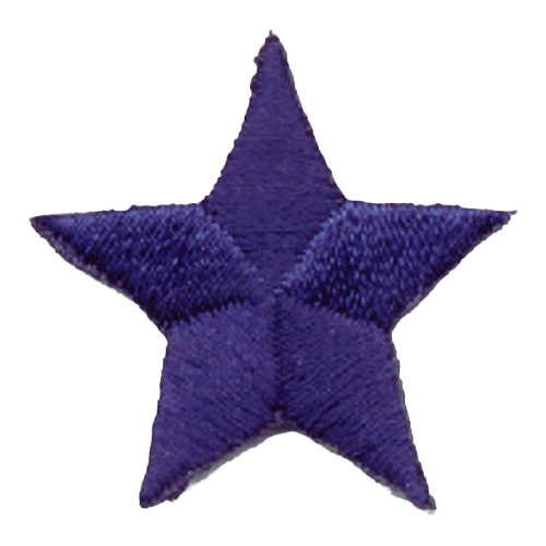 Star - Royal Blue (Iron-On)