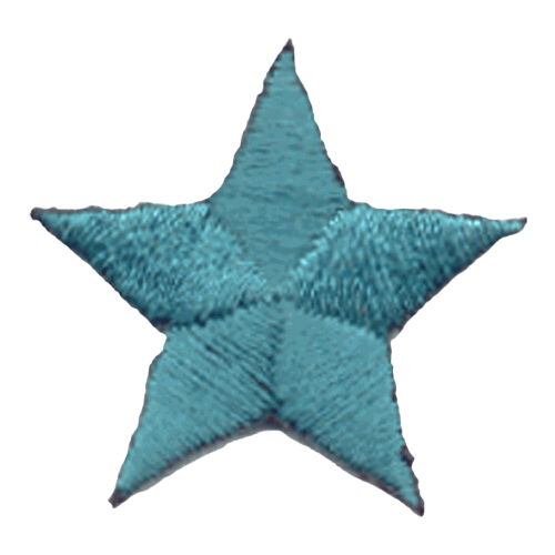 Star - Teal (Iron-On)