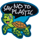 Say No To Plastic (Iron-On)  