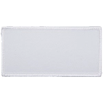 This white rectangular twill patch has a white merrow border. Perfect for creating your own patch.