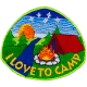I Love To Camp (Iron-On)