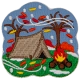 Foul Weather Camping (Iron-On)  