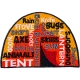 Camping Wordle (Iron-On)