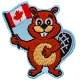 Canada Day Beaver (Iron-On) 