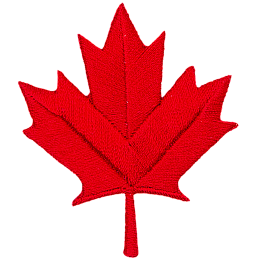 A red maple leaf.