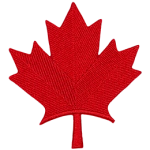 A red maple leaf.
